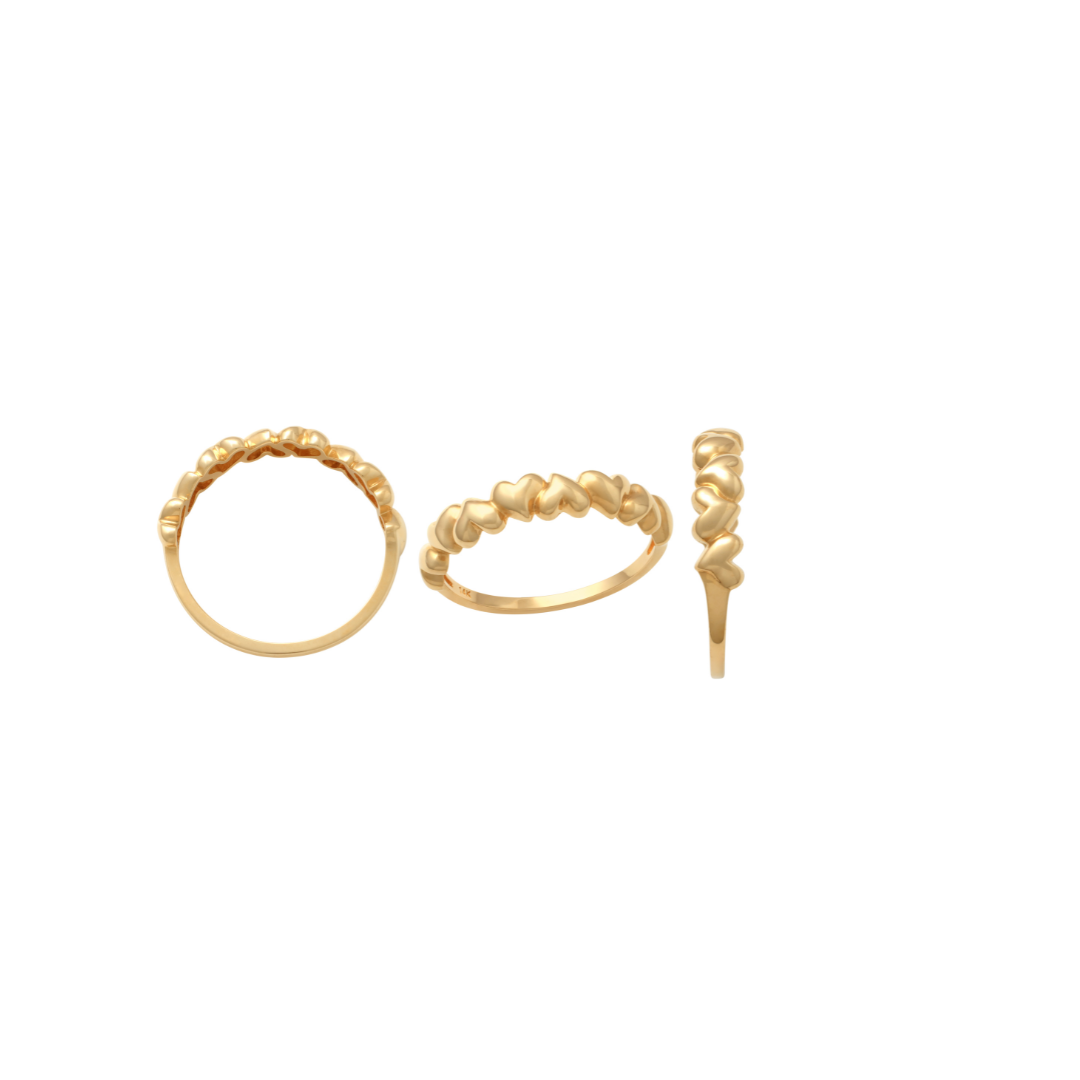 9k Heart Ring (Size M)
