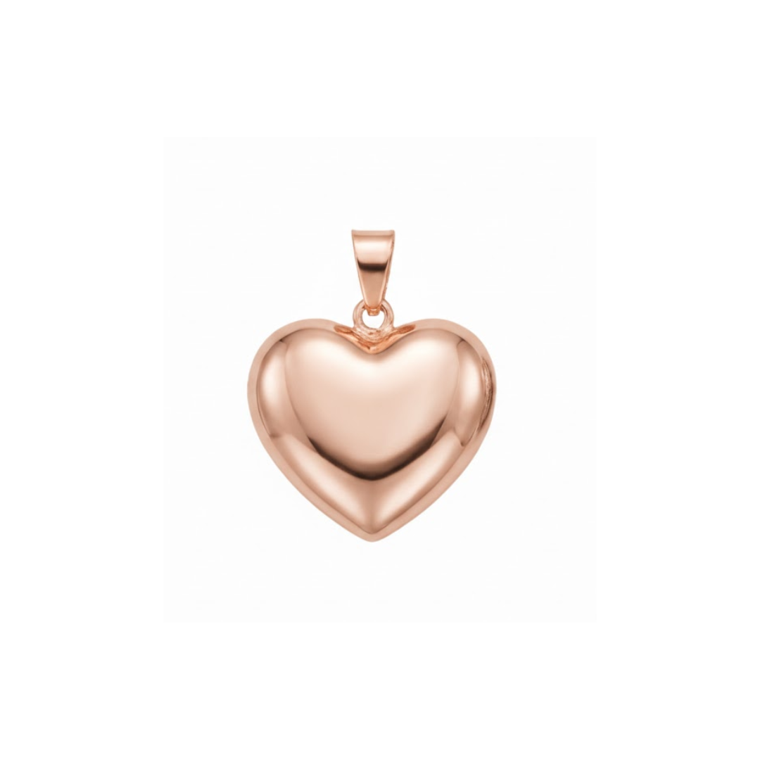 Polished Hollow Heart (18mm)