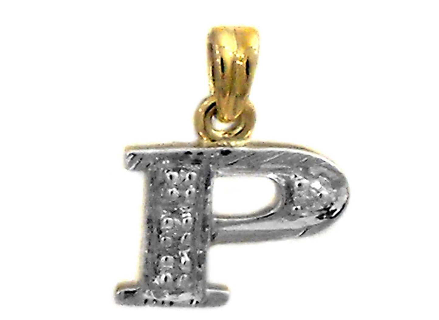 Diamond Block Letter P (6D = 0.05ct 10mm)