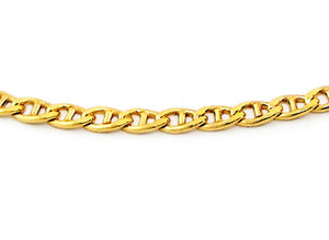 YG Italian Anchor Chain 2.3mm wide (priced per gram)