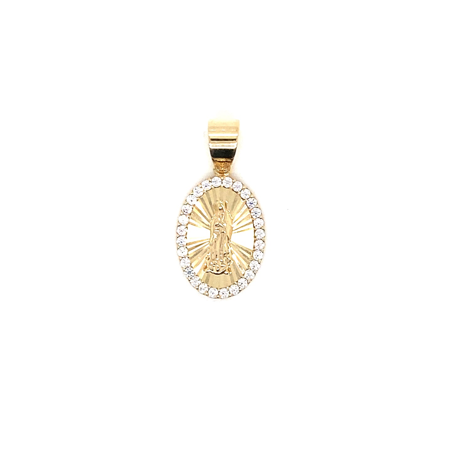 YG Radiant Oval Miraculous Madonna