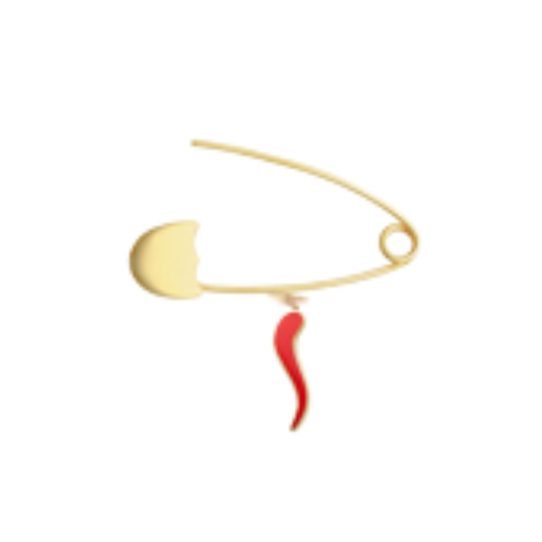 9k YG Pin with Horn
