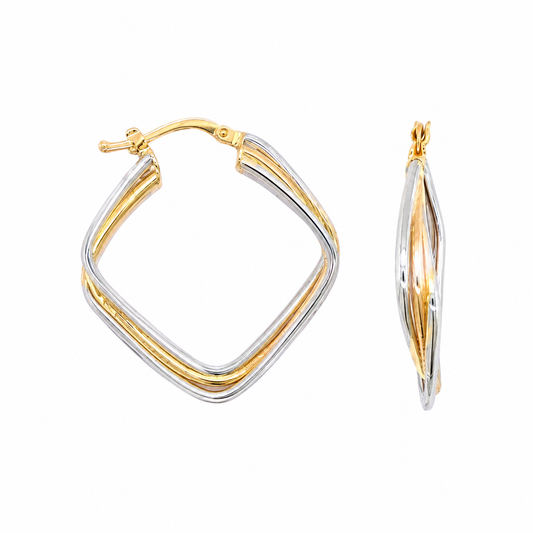 Diamond Shape Hoop (1.8mm)