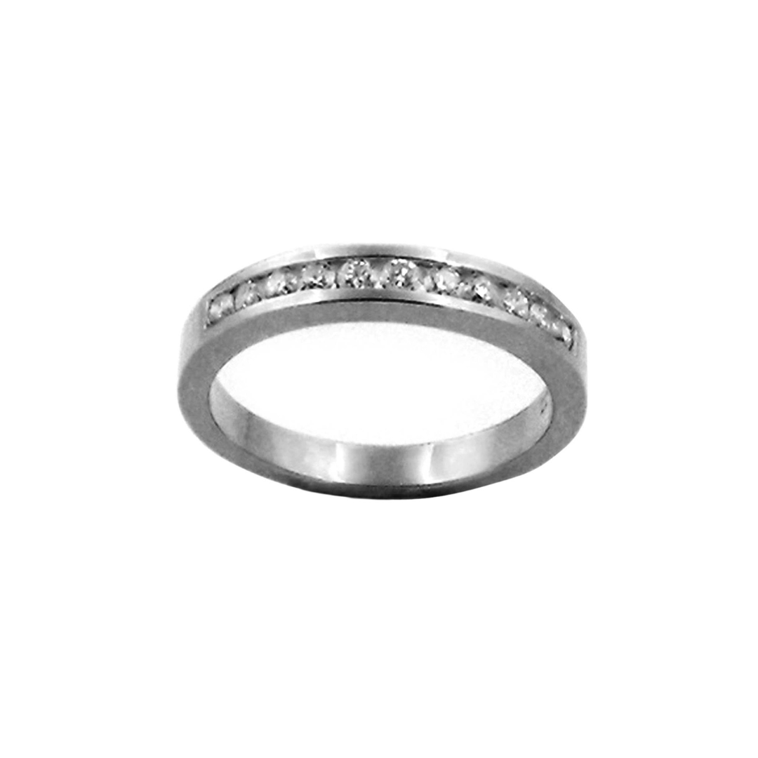 18k WG Band Brilliants 11D=0.33ct