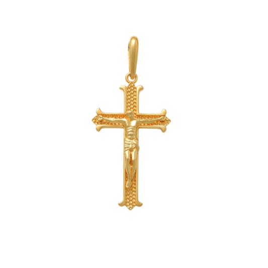YG Crucifixion Pendant 30mm x 18.40mm