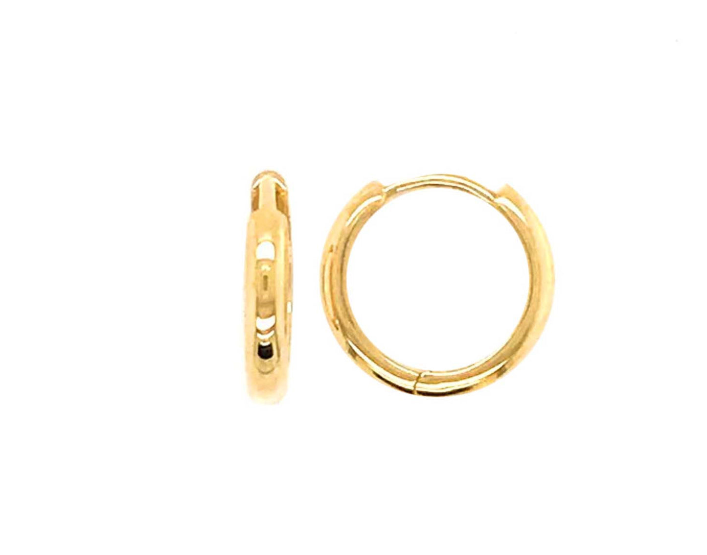 Round Huggie Earrings (1.9mm)