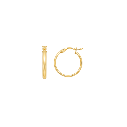 Half Round Oval Hoop (3mm)