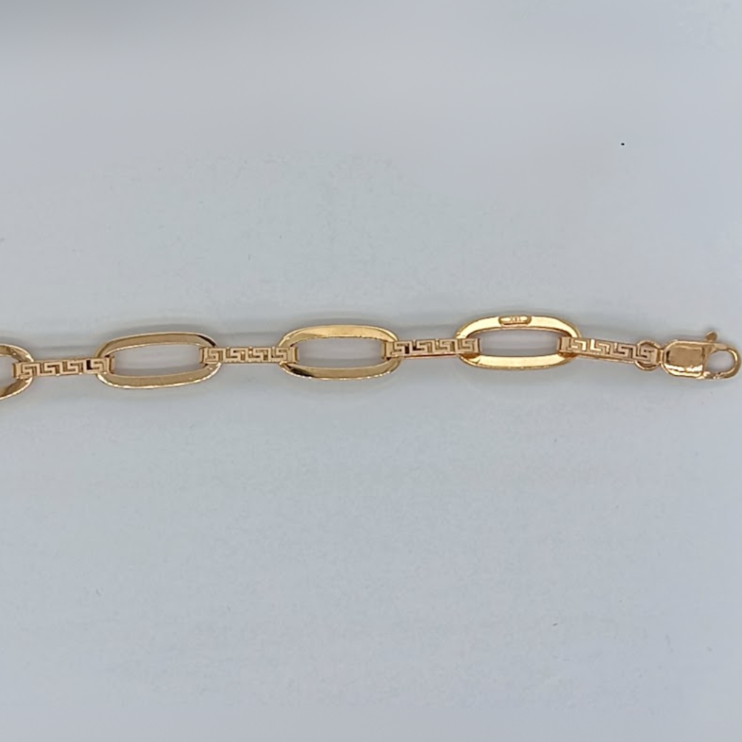 Paperclip Design Bracelet (7 x 12mm)