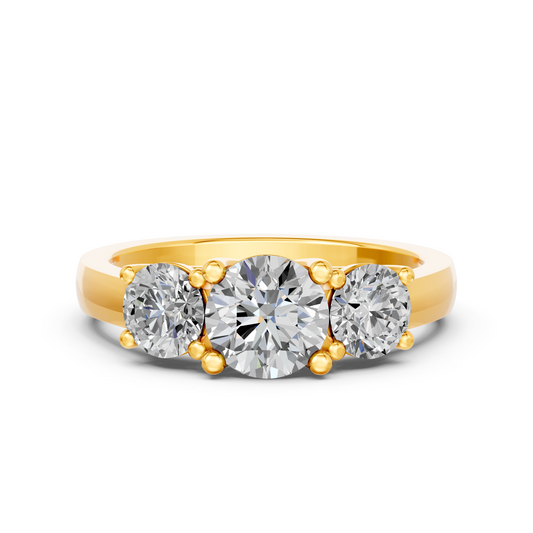 Lab Diamond Trilogy Ring (3D = 2.02ct)