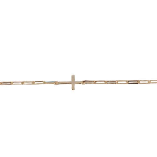 Paperclip with Cross (2.25x5.5mm)
