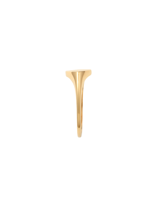 9k YG Signet Ring (7.6mm x 12mm)