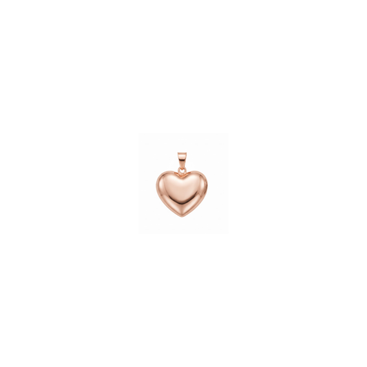 9k RG Heart Pendant (18mm)
