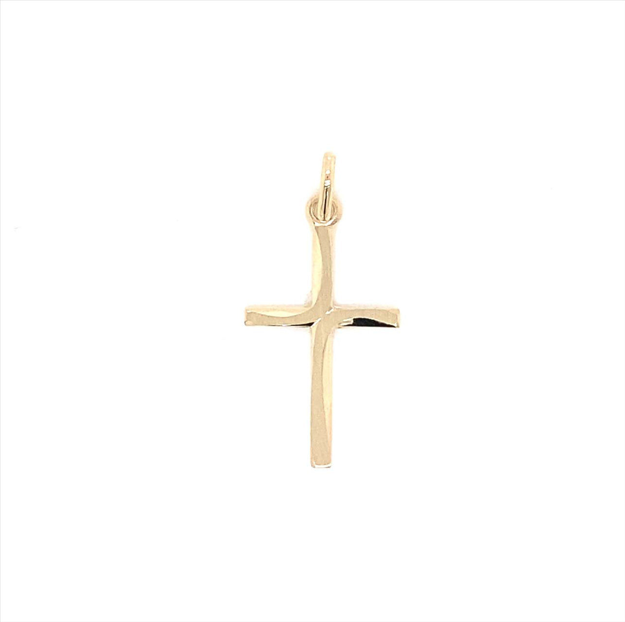 9k YG Italian Cross 20x14mm