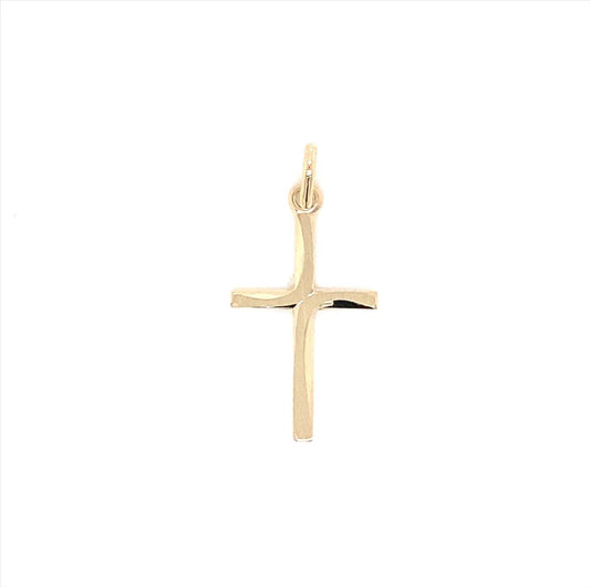 9k YG Italian Cross 20x14mm