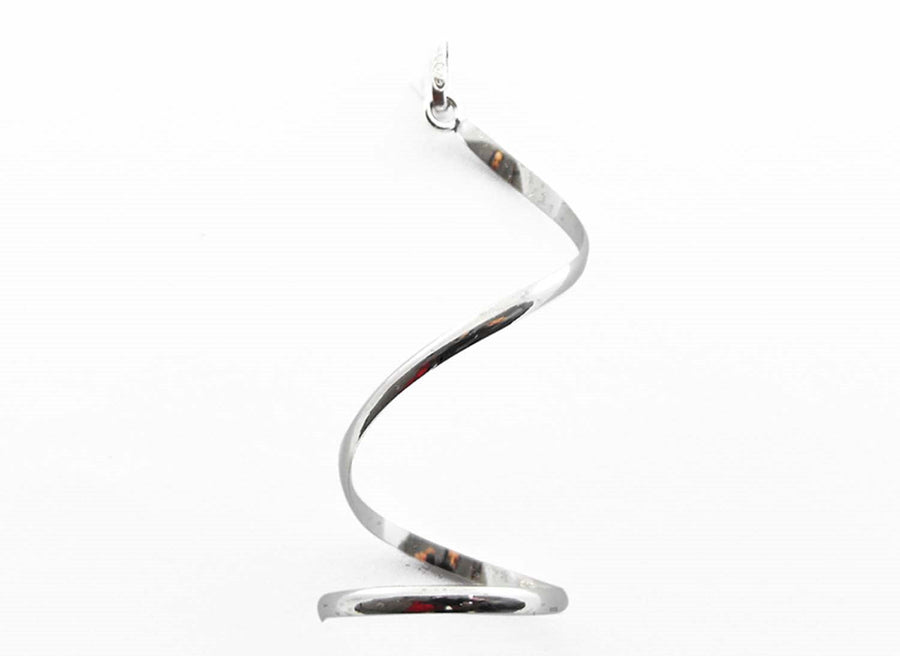 9k WG Italian Solid Spiral Pnd 40mm