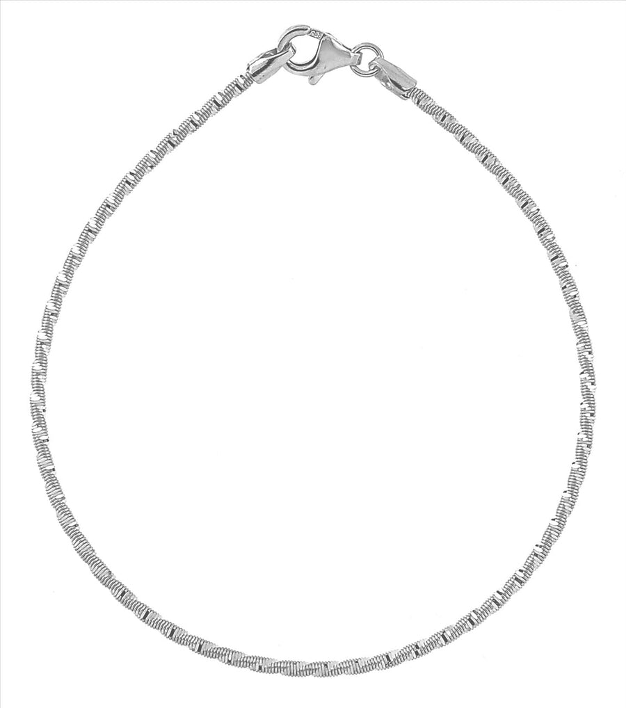 9k WG Italian Solid DNA Genetic Design Omega Chain 1.7mm wide 50cm