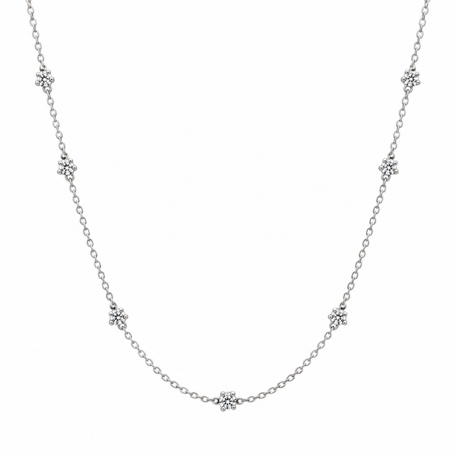 9k WG Pendant Oval Link Chain (45cm)