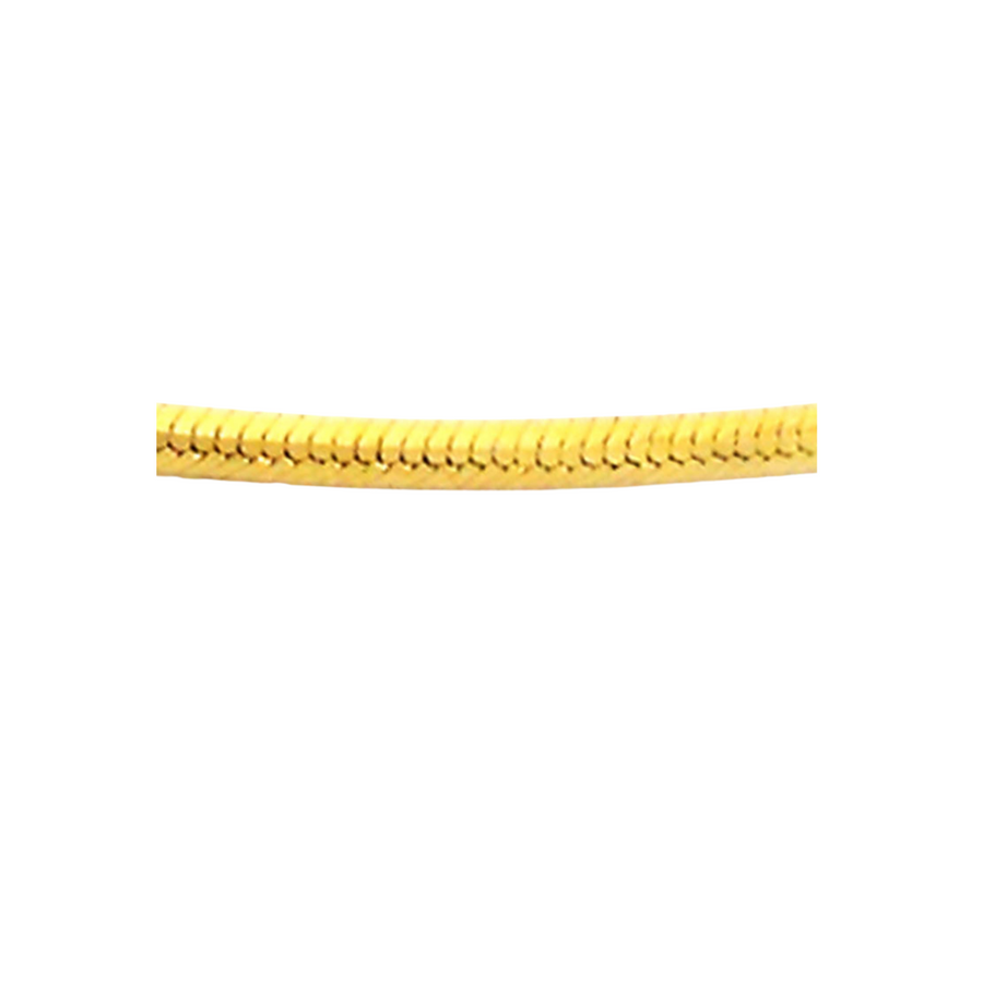 18k YG Italian Solid Square Snake Chain 1.2mm wide 40cm Approx 5.6g