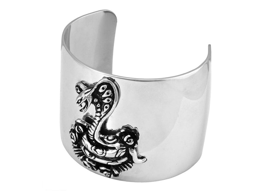Stainless Steel Ed Hardy Cobra in Rose Wrist Cuff. RRP$115.90