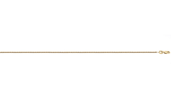 YG Round Box Chain 1.15mm wide (priced per gram)