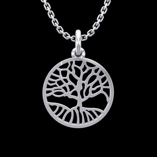 White Tree of Life Pendant (16mm)