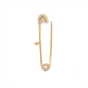 9k YG Italian Solid Pin with Jump Ring