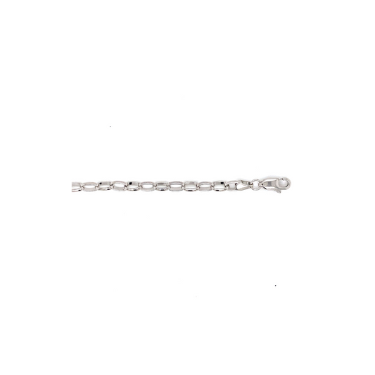 WG Oval Belcher Bracelet with 4.0mm x 7.8mm link (priced per gram)