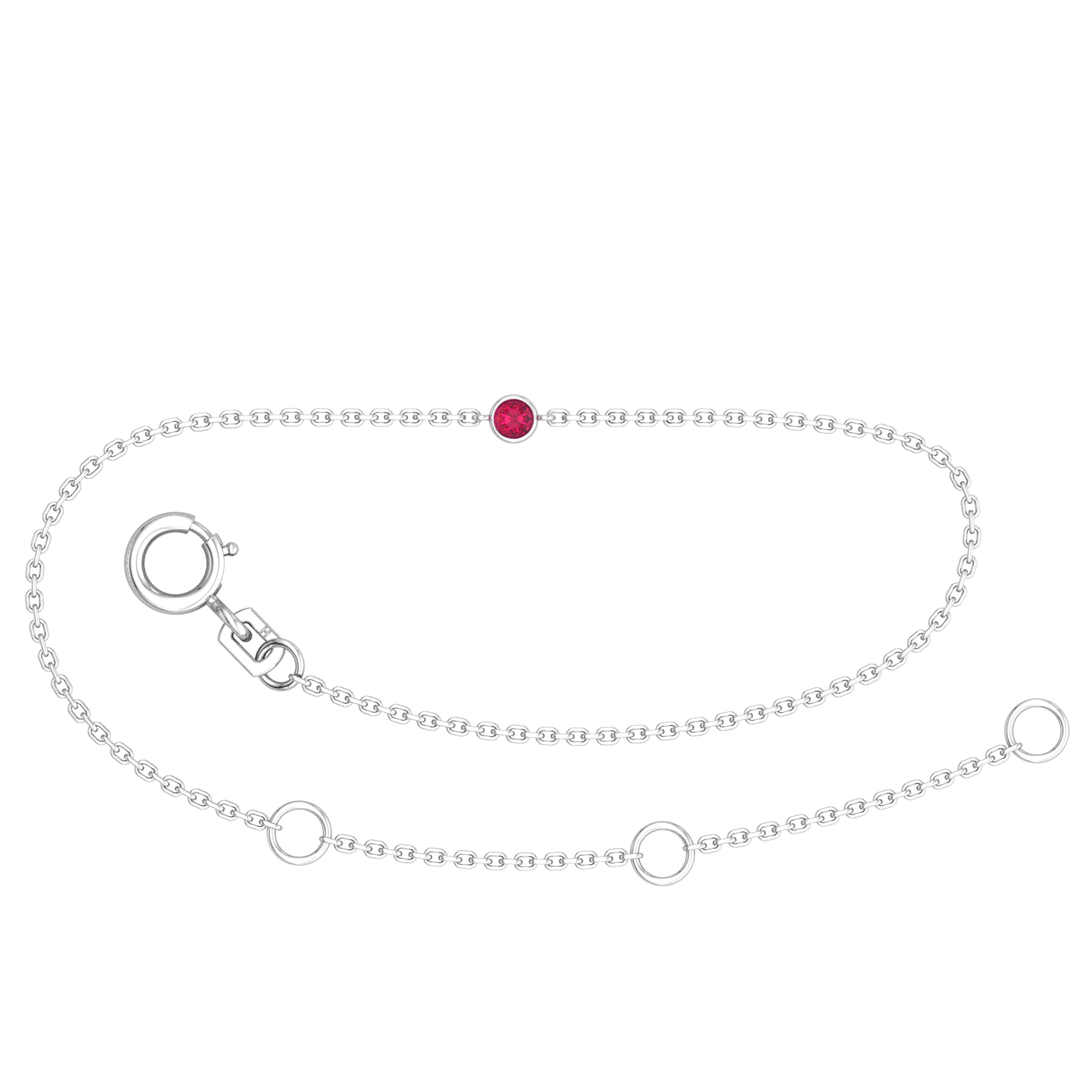 Garnet Birthstone Bracelet