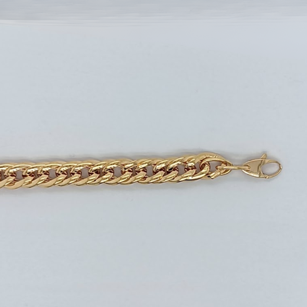 Double Curb Bracelet (7.3 x 13.5mm)