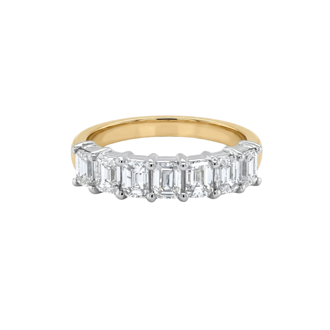 1.4ct Emerald Diamond Ring