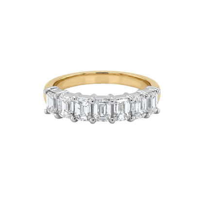 1.4ct Emerald Diamond Ring