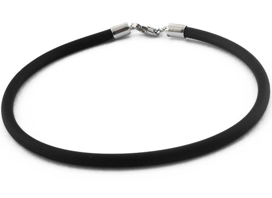 Black Neoprene Necklet 3mm 50cm.