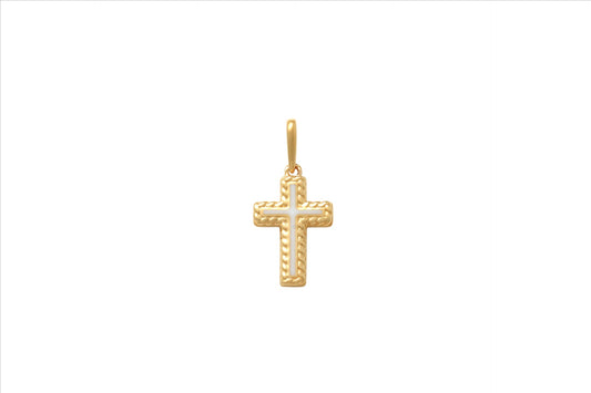 YG Squared Cross with White Ename