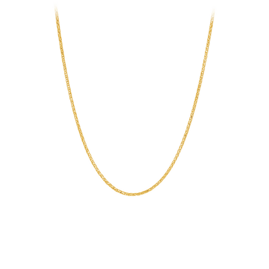 18k YG Italian Solid Magic Chain 1.7mm wide 50cm Approx 12.2g