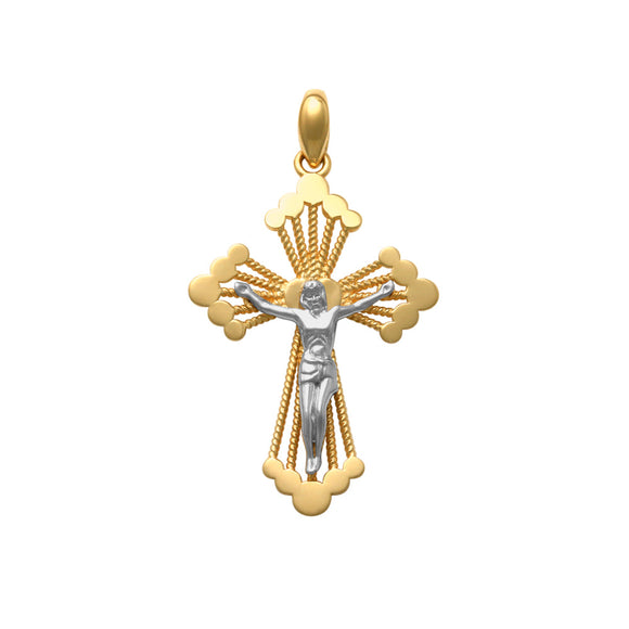 2T Budded Crucifixion 19mm x 13mm