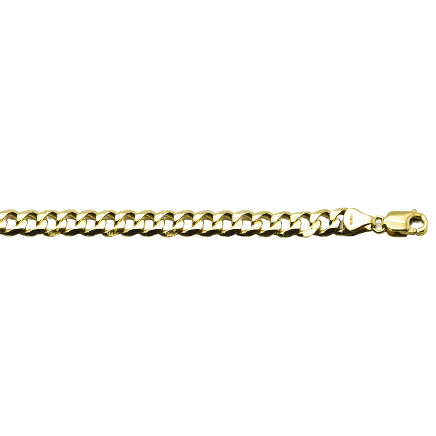 18k YG Italian Solid Flat Curb Chain 5.8mm wide 60cm Approx 36.95g