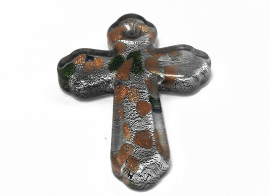 Glass Cross Pendant