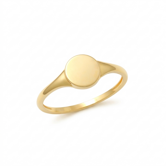 Round Signet Ring (7.2mm)