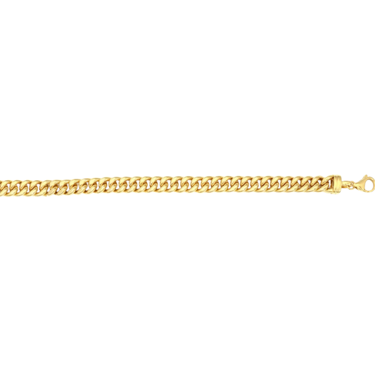 YG Curb Chain 8.5mm wide (priced per gram)