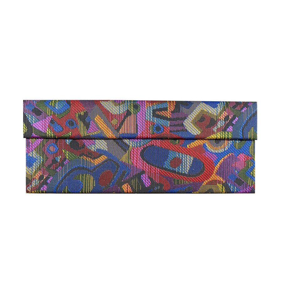 Italian made Fabric-covered Jewellery box for Rings with 36 places.