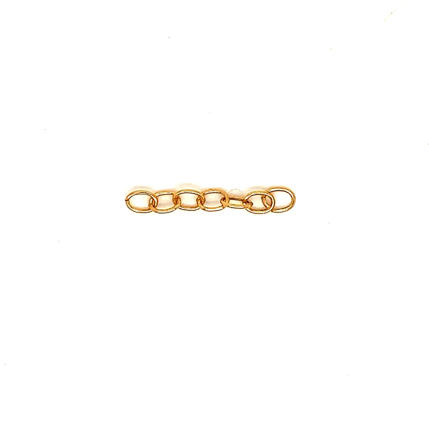 9k YG Chain Extender 7 links . Total length 2cm (priced per gram)