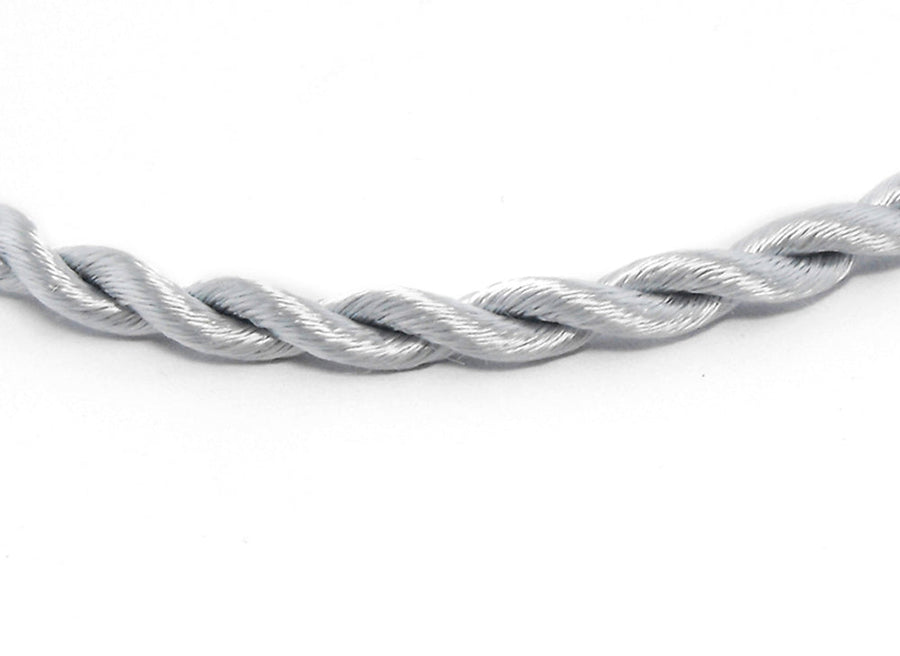 Silver American Satin Necklet  42cm.