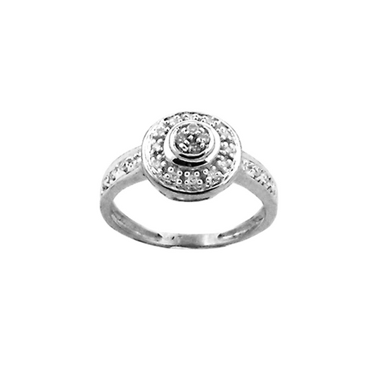 0.16ct Diamond Round Cluster