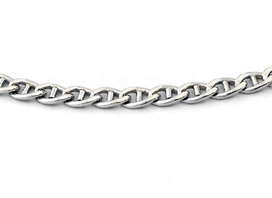 9k WG Italian Solid Anchor Chain 2.3mm wide 42cm Approx 4.35g