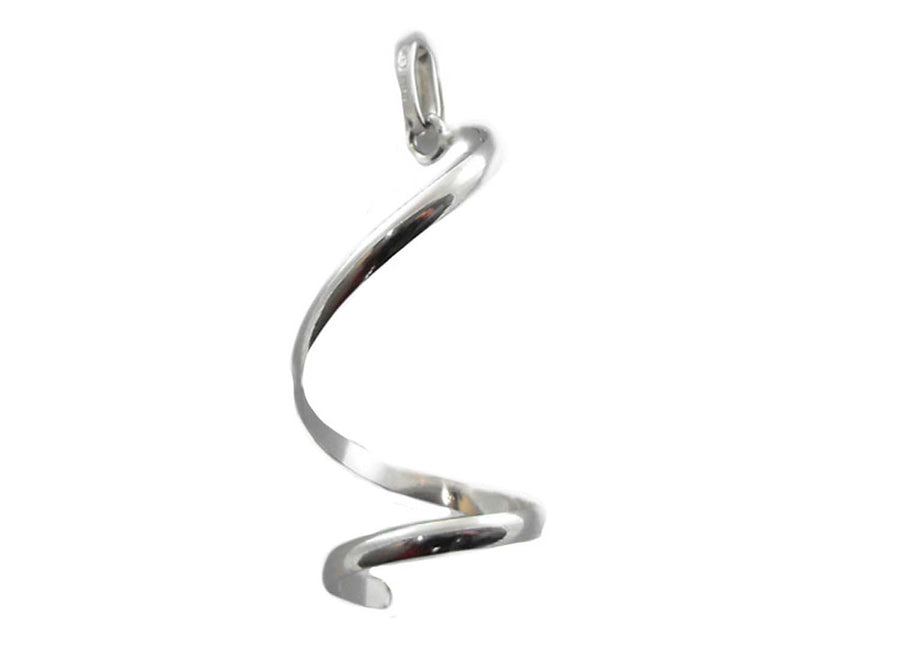 9k WG Italian Solid Spiral Pnd 30mm (previously 9KPN111)