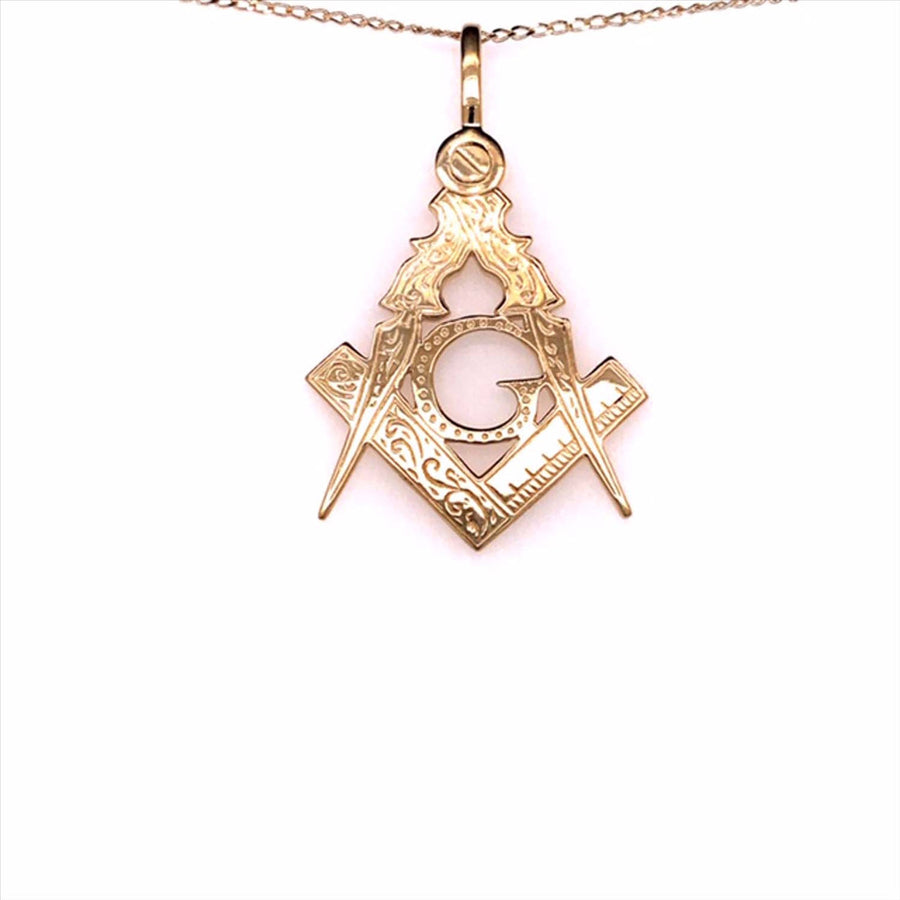 9k YG Freemason Symbol Pnd