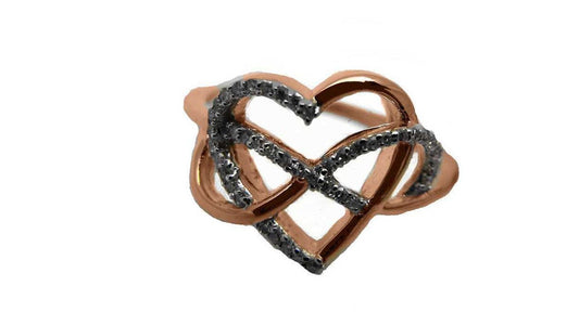 0.13ct Diamond Infinity Ring
