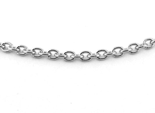 925 Oval Link Anklet (priced per gram)