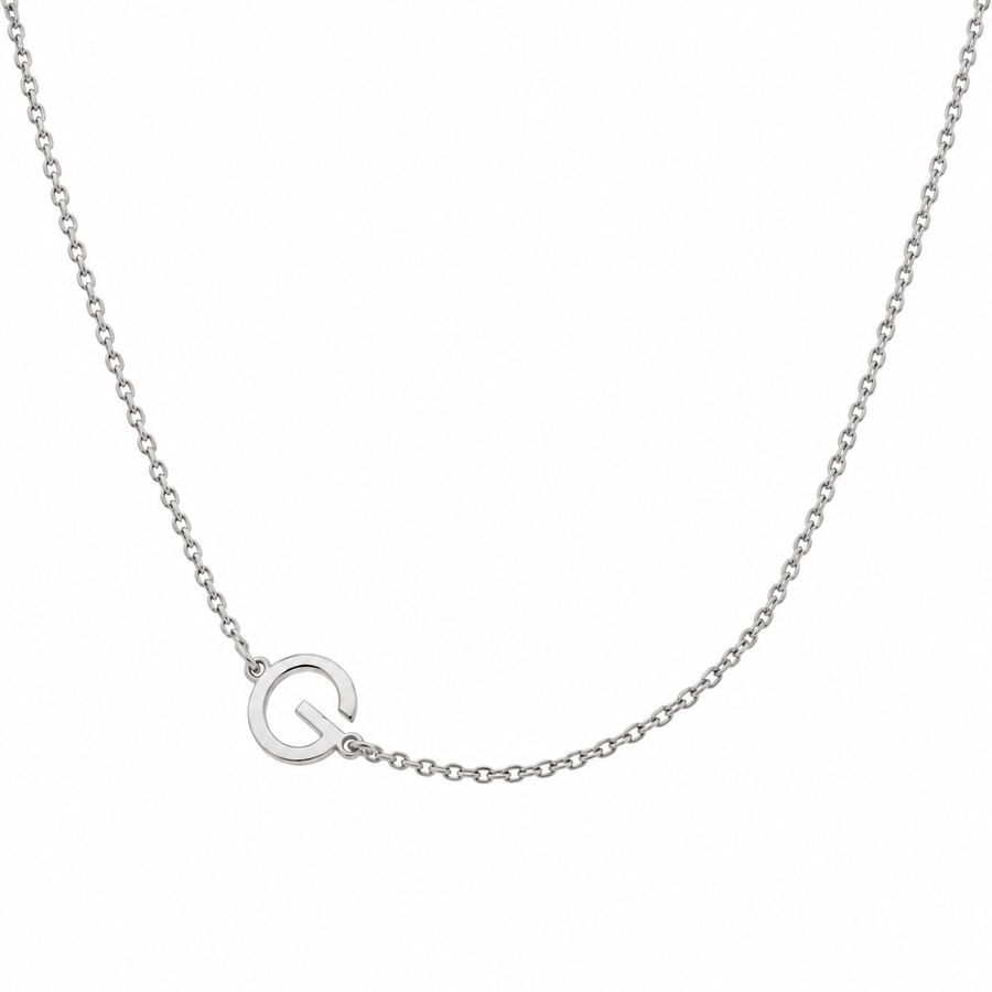 9k WG Letter G Trace Chain (1.1mm)