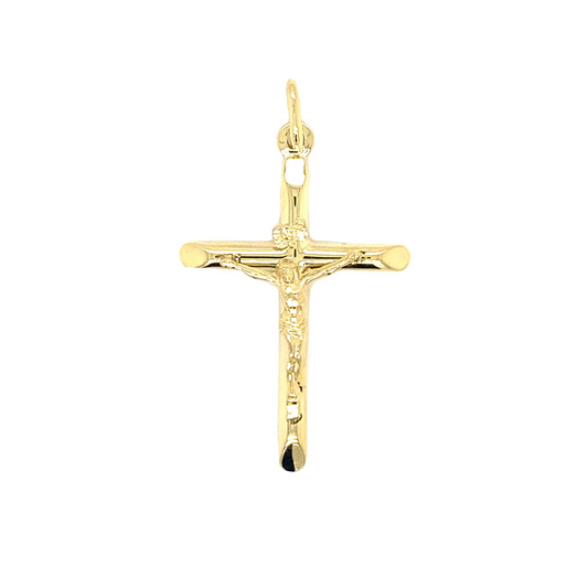 *Replaced with 9KCR898* 9k YG Italian Crucifixion Pendant 30mm x 22mm